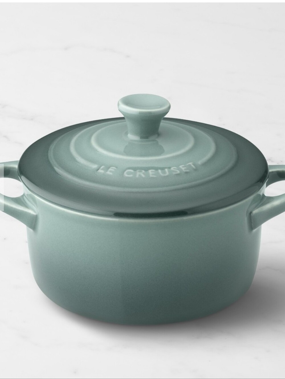 Le Creuset Stoneware Mini Cocotte- Ocean